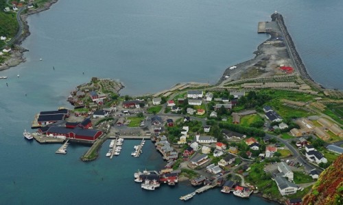 Zdjcie NORWEGIA / Lofoty / Gra Reinebringen / Reine