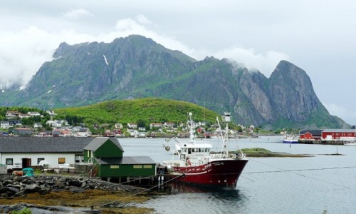 Zdjcie NORWEGIA / Lofoty / Reine / Kuter