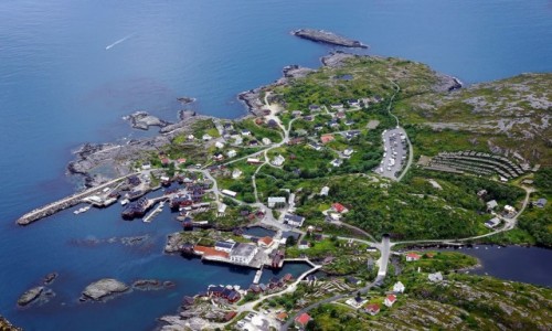 Zdjecie NORWEGIA / Lofoty / Gora Tindstind, Wyspa Moskenesoya / Å