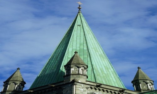 Zdjęcie NORWEGIA / Trondheim / Katedra Nidarosdomen / Wieżyczka