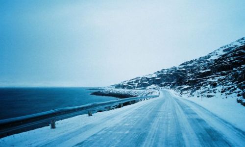 Zdjęcie NORWEGIA / Morza Barentsa / niedaleko nordkappu / Droga na Nordkapp