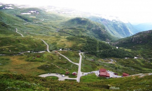 Zdjęcie NORWEGIA / Jotunheimen / Tindevegen, droga 55 / Tindevegen