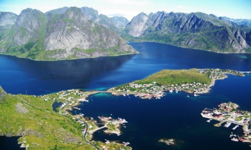 Zdjecie NORWEGIA / Lofoty / Reine / Lato w Reine