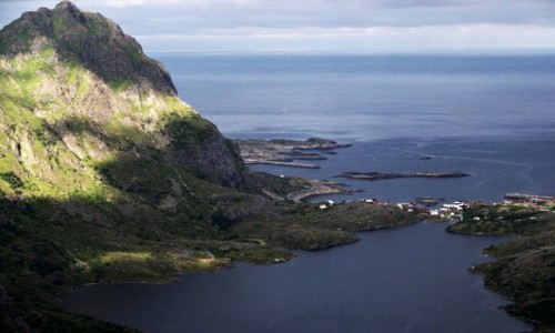 Zdjęcie NORWEGIA / Lofoty / okolice Å / Jezioro Ågvatnet