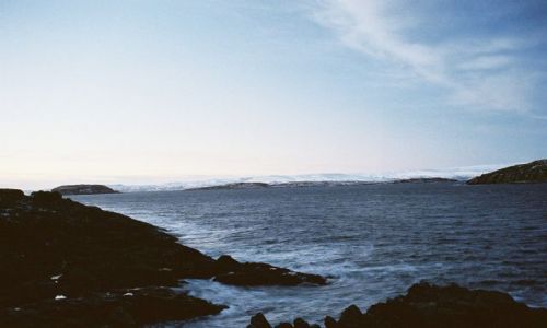 Zdjęcie NORWEGIA / FINNMARK / LAKSEFJORD / LAKSEFJORD