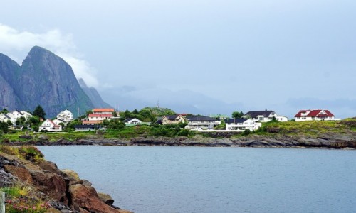 Zdjcie NORWEGIA / Lofoty / Moskenesøya / Reine