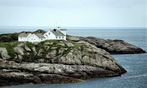 Zdjcie NORWEGIA /  Lofoty  / Henningsvær / Domki na skaach