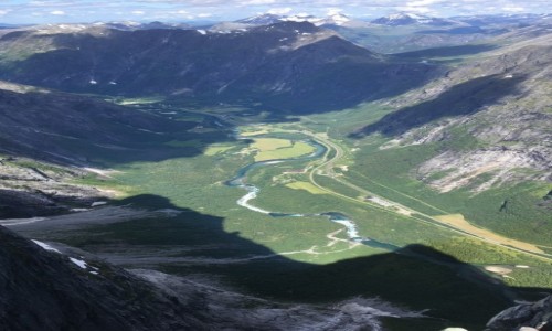 Zdjcie NORWEGIA / Romsdal / Norwegia / Trollveggen