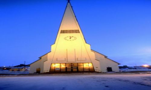 Zdjęcie NORWEGIA / WSCHODNI FINNMARK / VARDO / KOŚCIÓŁ  W VARDO