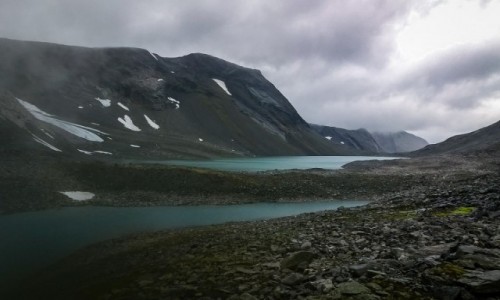 Zdjecie NORWEGIA / Geiranger / Kaldhusbakkvatnet / Kaldhusbakkvatnet - szlak do Geiranger.