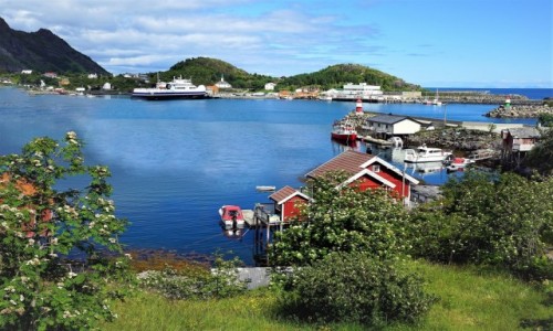 Zdjcie NORWEGIA / Lofoty / Wyspa Moskenesoy  / Moskenes