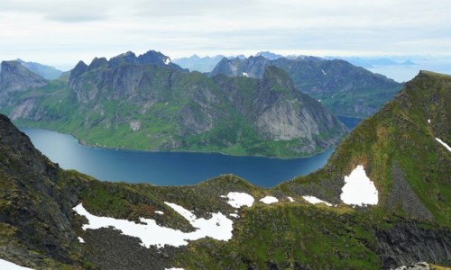 Zdjcie NORWEGIA / Lofoty / Wyspa Moskenesoya / Bkit Lofotw