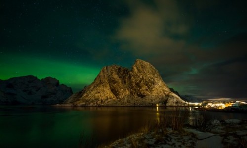 Zdjcie NORWEGIA / Lofoty zachodnie / Lofoty zachodnie / wiata pnocy