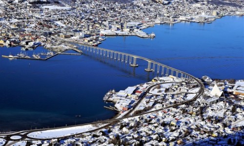 Zdjecie NORWEGIA / Troms / Tromsø / W nieco innym wietle