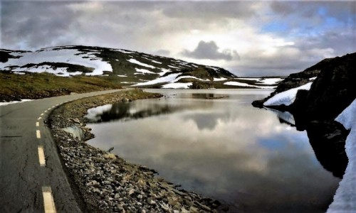 Zdjecie NORWEGIA / Sognefjorden / Aurlandsvegen / niena Droga