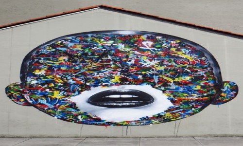 Zdjecie NORWEGIA / Norwegia poudniowo zachodnia / Stavanger / murale w Stavanger