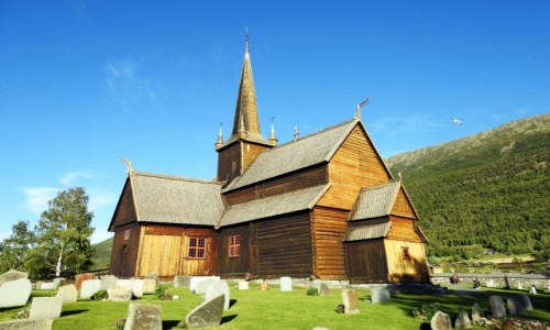 Zdjcie NORWEGIA / Lom / Lom / Stavkirke