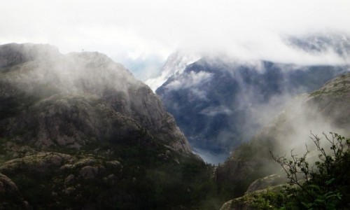 Zdjecie NORWEGIA / Norwegia poudniowo zachodnia / Lysefjord / wycieczka na Preikestolen