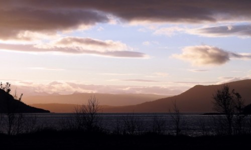Zdjcie NORWEGIA / Nordland / Langseth Rognan / Biaa noc