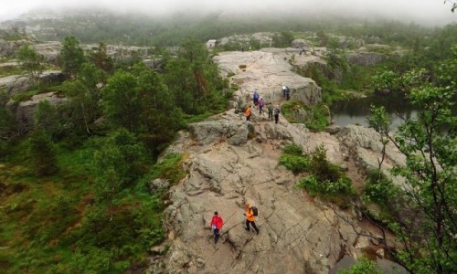 Zdjcie NORWEGIA / Norwegia poudniowo - zachodnia / Lysefjord / wycieczka na Preikestolen