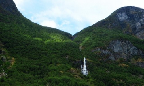 Zdjcie NORWEGIA / Norwegia poudniowo - zachodnia / trasa kolejki flamsbana Myrdal - Flam / norweskie krajobrazy