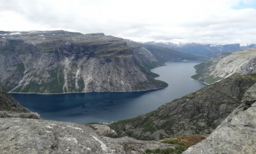 Zdjecie NORWEGIA / Skjeggedal / Troltunga / Krajobraz