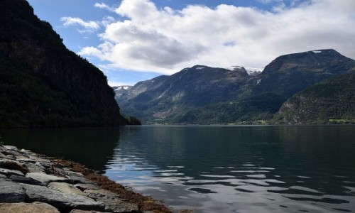 NORWEGIA / Sogn og Fjordane / Handangerfjorden / Handangerfjorden