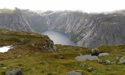 Zdjecie NORWEGIA / Tyssedal / Trolltunga / Szlak na Trolltung