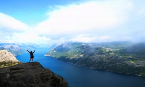 Zdjcie NORWEGIA / Ryfylke / Lysefjord / Preikestolen2