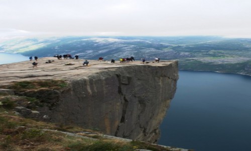Zdjcie NORWEGIA / Ryfylke / Lysefjord / Preikestolen5