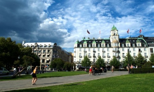 Zdjęcie NORWEGIA / Oslo / Johans Gate / Oslo