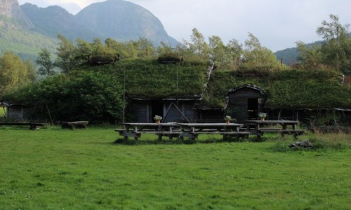 Zdjcie NORWEGIA / Sirdal / Skansen / Wioska wikingw