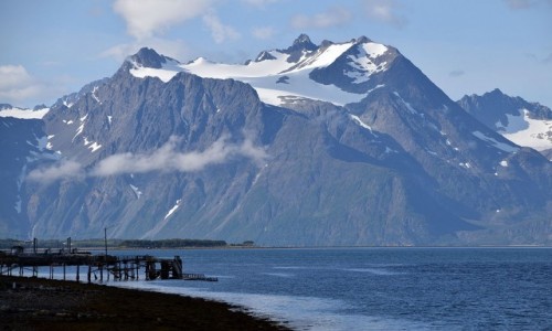 Zdjcie NORWEGIA / Troms / Lyngenfjord / Alpy Lyngeskie