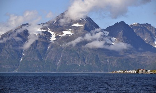 Zdjcie NORWEGIA / Troms / Lyngenfjord / Alpy Lyngeskie