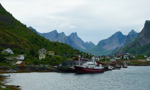 Zdjcie NORWEGIA / Lofoty / Reine / Taaaki pejza