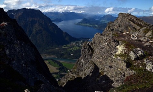 Zdjcie NORWEGIA / More og Romsdal / Andalsnes / Andalsnes i Romsdalfjorden