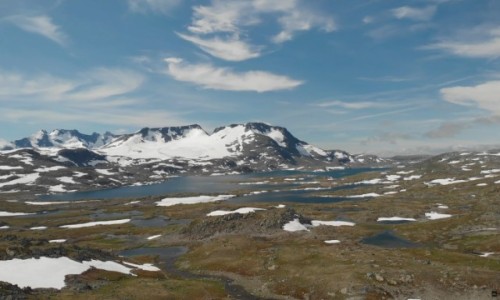 Zdjcie NORWEGIA / Scenic Route 55 / Sognefjellethytta / Sognefjellet Mountains
