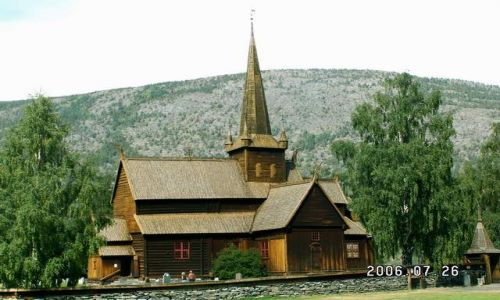 Zdjcie NORWEGIA / brak / Lom / Stavkirke
