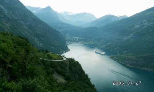 Zdjęcie NORWEGIA / brak / Geiranger / Widok z drogi orłów 3