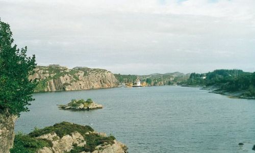 Zdjęcie NORWEGIA / ok 6,5 mil od Bergen / oyegard / port