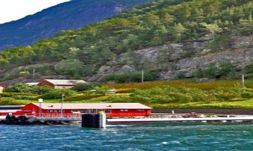 Zdjecie NORWEGIA / brak / Przeprawa promowa SOGNEFJORD / Fiord