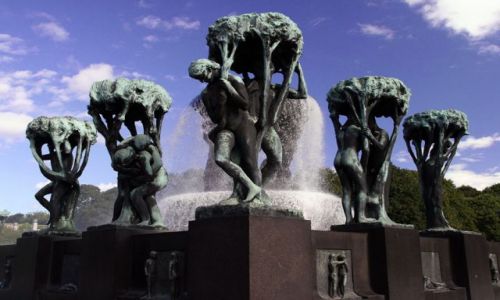Zdjęcie NORWEGIA / brak / OSLO Park Frogner / FROGNER