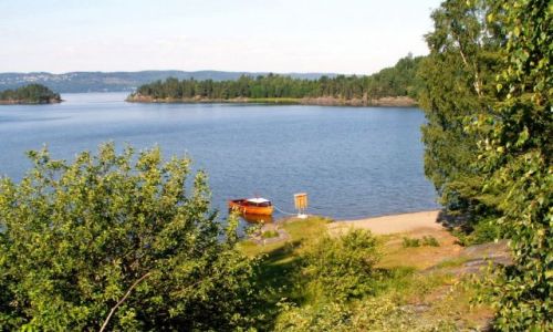 Zdjęcie NORWEGIA / Skandynawia / Gansvika / Jezioro Qyren 03