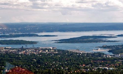 Zdjcie NORWEGIA / Skandynawia / Oslo / Widok ze skoczni 02