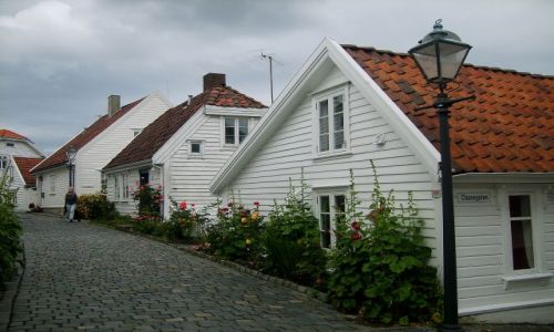 Zdjecie NORWEGIA / południe Norwegii / Stavanger / Osiedle domków w Stavanger1
