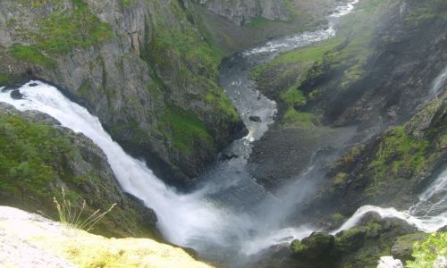 Zdjęcie NORWEGIA / okolice Eidfjord / Voringfoss / Voringfoss3
