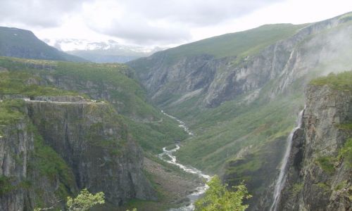 Zdjęcie NORWEGIA / okolice Eidfjord / Voringfoss / Voringfoss5