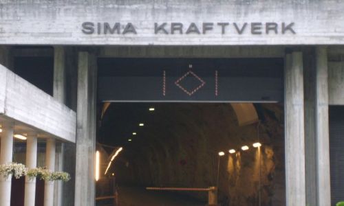 Zdjęcie NORWEGIA / okolice Eidfjord / Sima / Hydroelektrownia