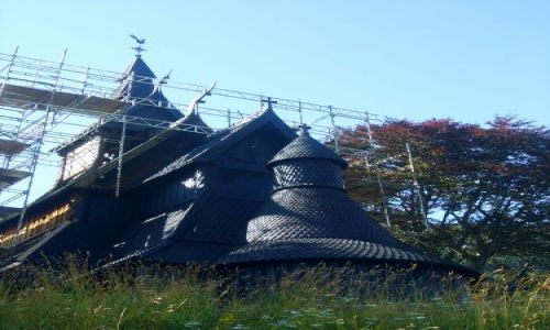 Zdjcie NORWEGIA / region Sogn og Fjordane / Vik / Stavkirke