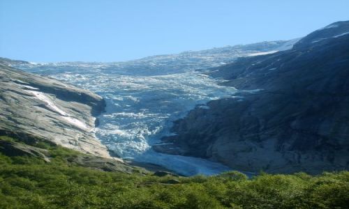 Zdjęcie NORWEGIA / Jostedalsbreen Nasjonalpark / brak / Jęzor lodowcowy1